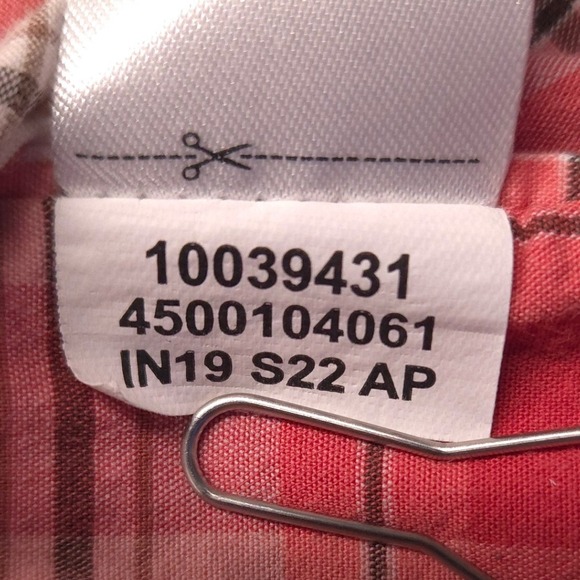 Rebar Made Tough DuraStretch Work Shirt 10039431 Red Plaid Womens‎ Small - Picture 6 of 8